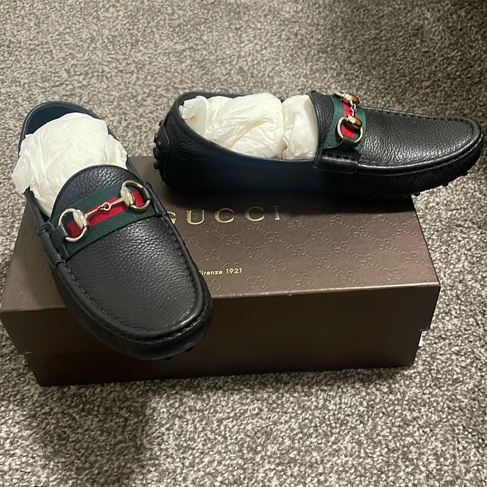 Women’s Gucci Lofers - Size 38 - Black- lightly worn
